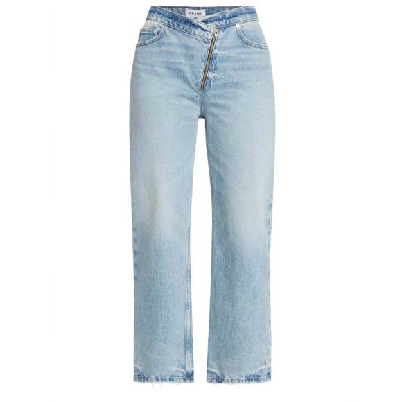 NEW FRAME le jane crop angled jean in rhode - Picture 3 of 3